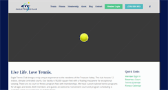 Desktop Screenshot of eagletennisclub.com